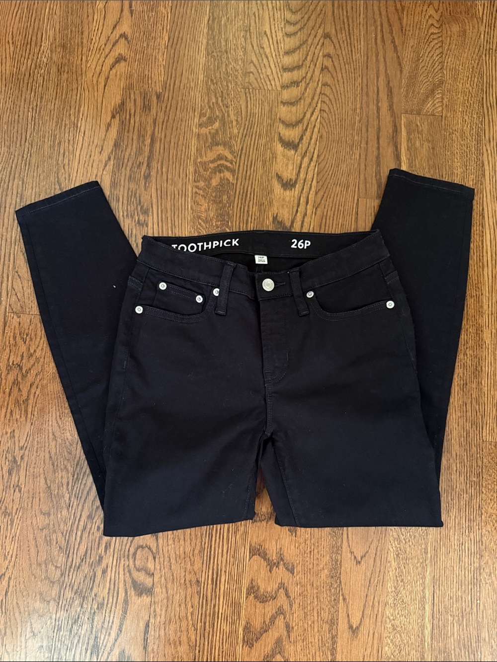 NWOT J.Crew Black Toothpick Jeans